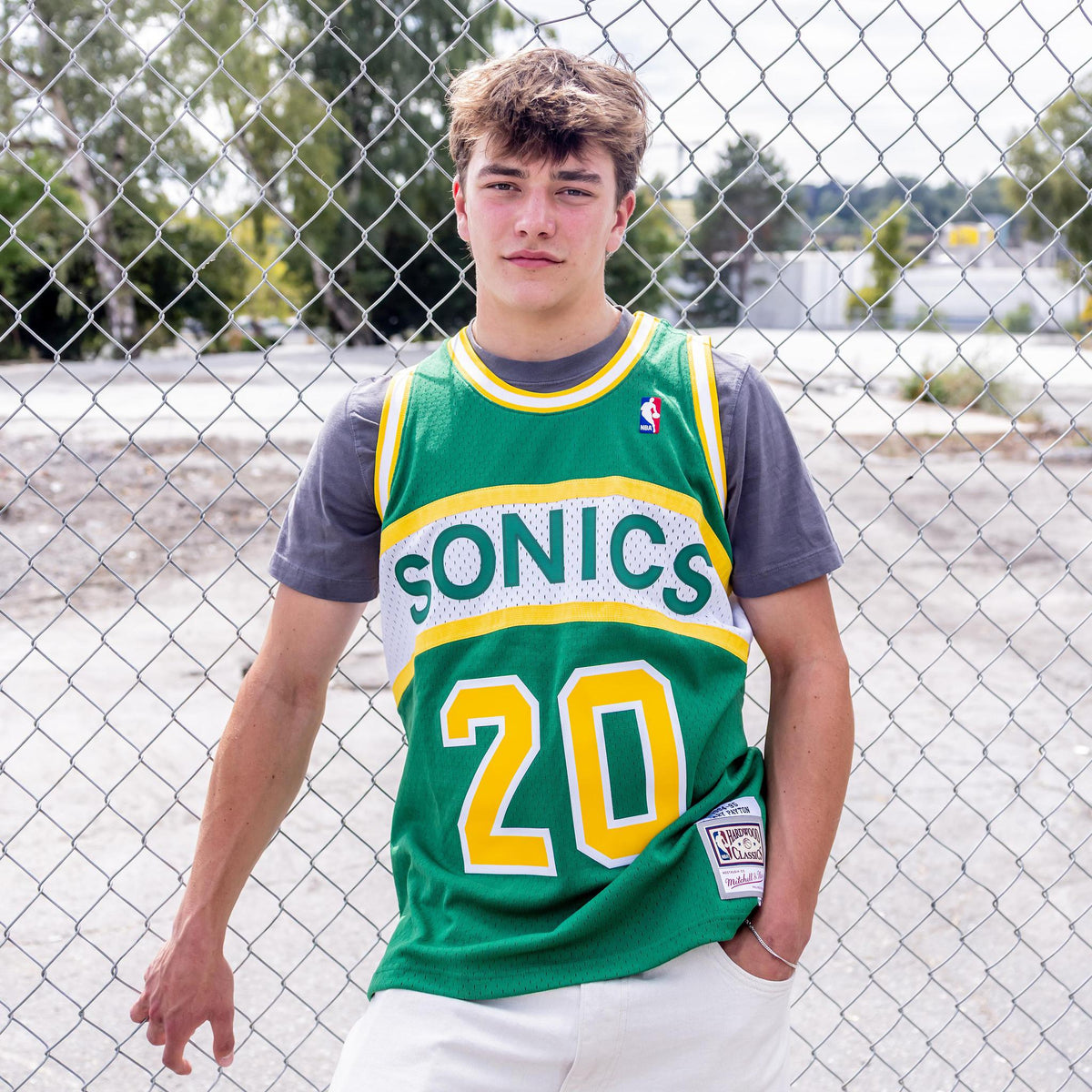Seattle SuperSonics Gary Payton 1994 Green Swingman Jersey