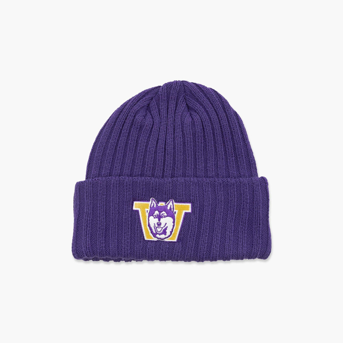 Washington Huskies Purple Ribbed Snowdrift Cuff Beanie