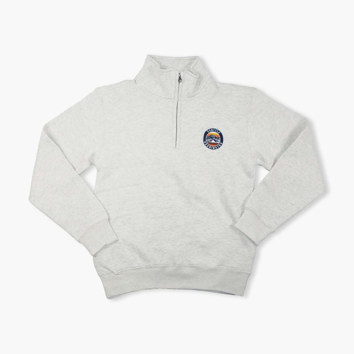 Seattle Oatmeal Heather Big Cotton 1/4 Zip