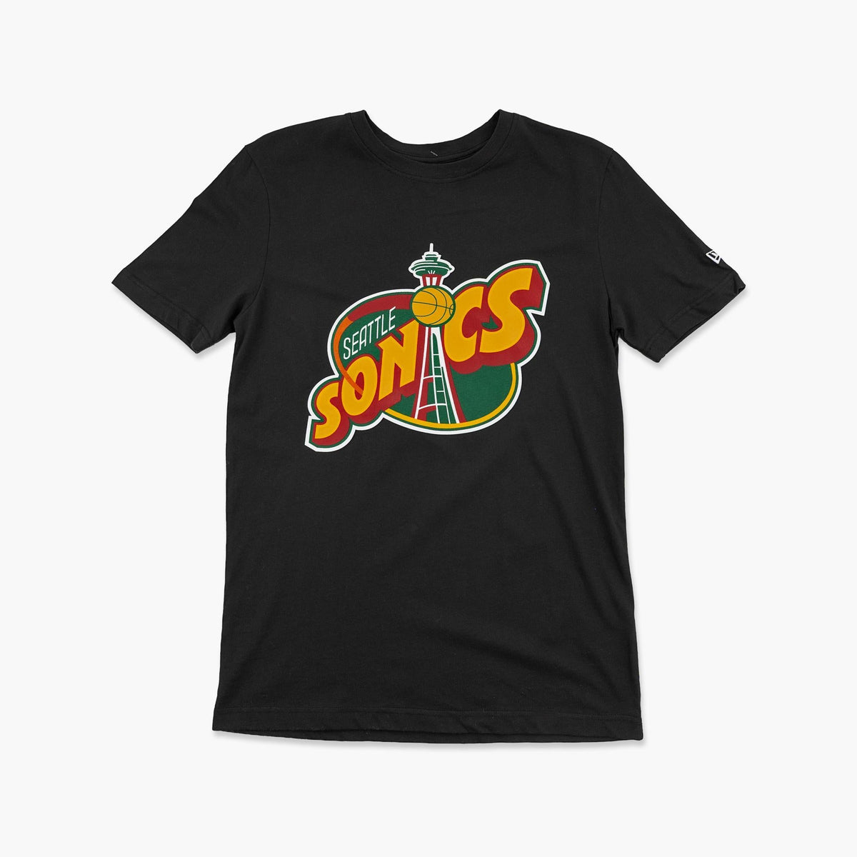 Seattle SuperSonics Black Space Needle T-Shirt
