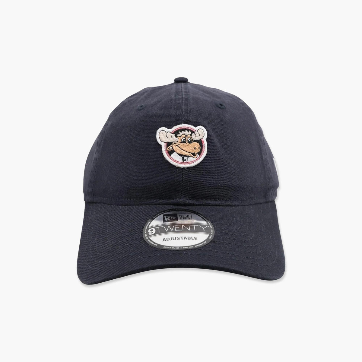 Seattle Mariners Navy Mariner Moose Mascot Badge Adjustable Hat - Youth