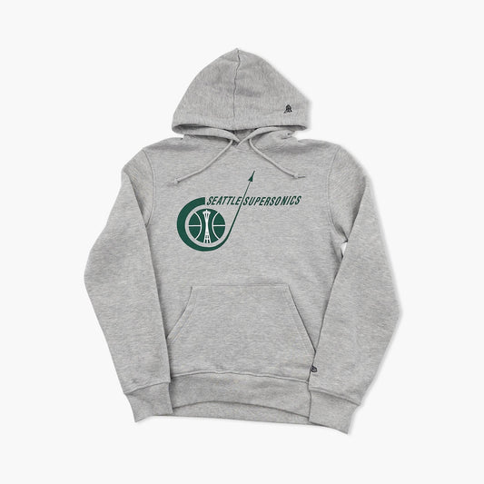 Seattle SuperSonics Grey Rocket Ship Hoodie