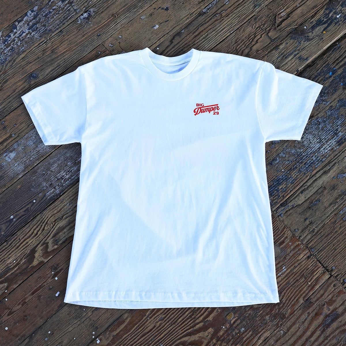 The Gameday White T-Shirt, Big Dumper Collection