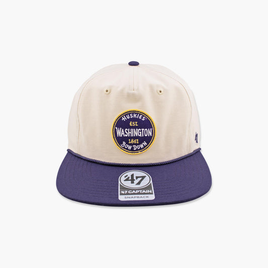 Washington Huskies Natural Payson Captain Snapback