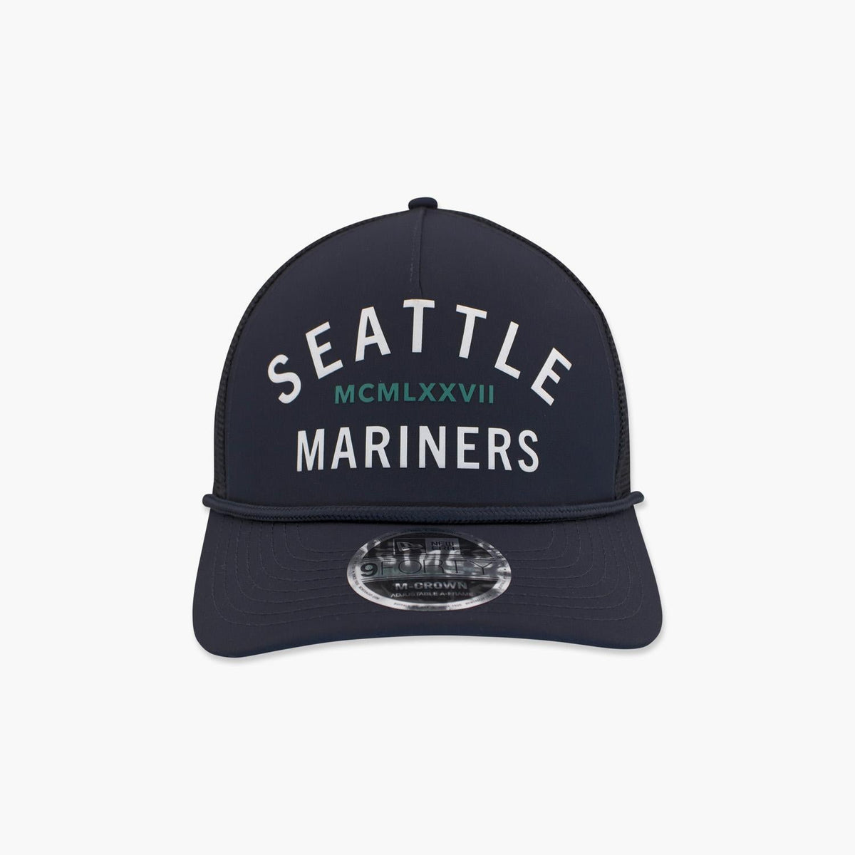 Seattle Mariners Roman Numeral Arch Trucker Hat