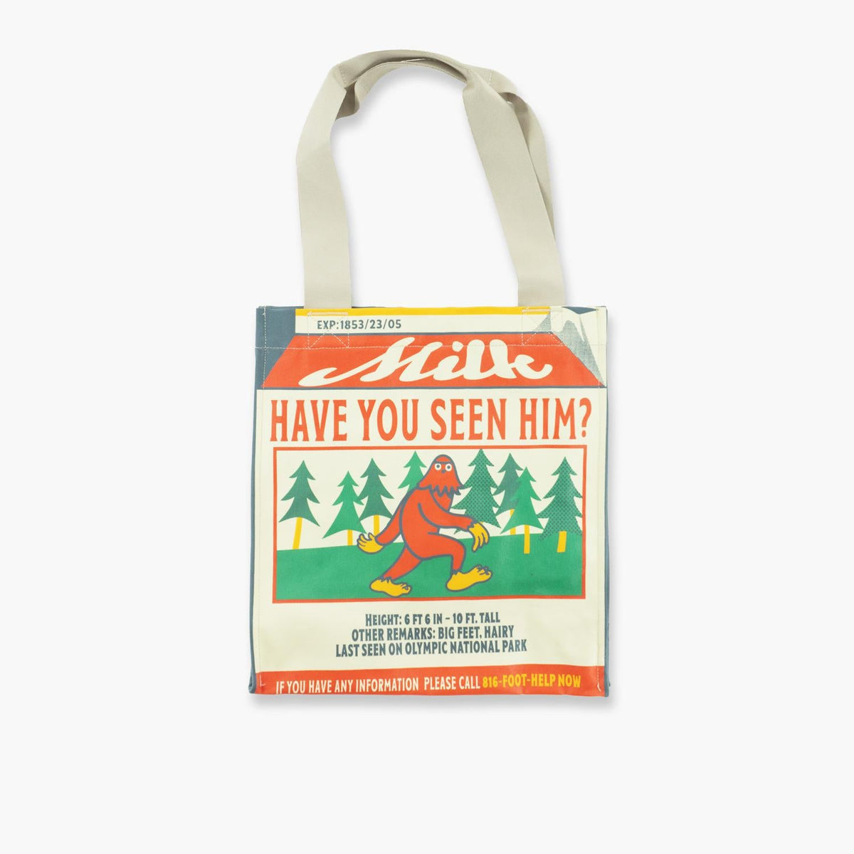 Chalo Bigfoot Milk Carton Shopping Bag
