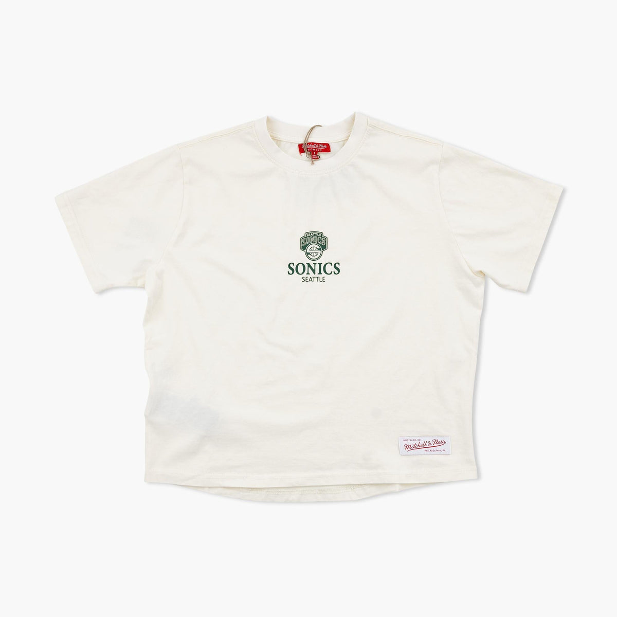 Seattle SuperSonics Women's Core Essentials Crop Boxy T-Shirt