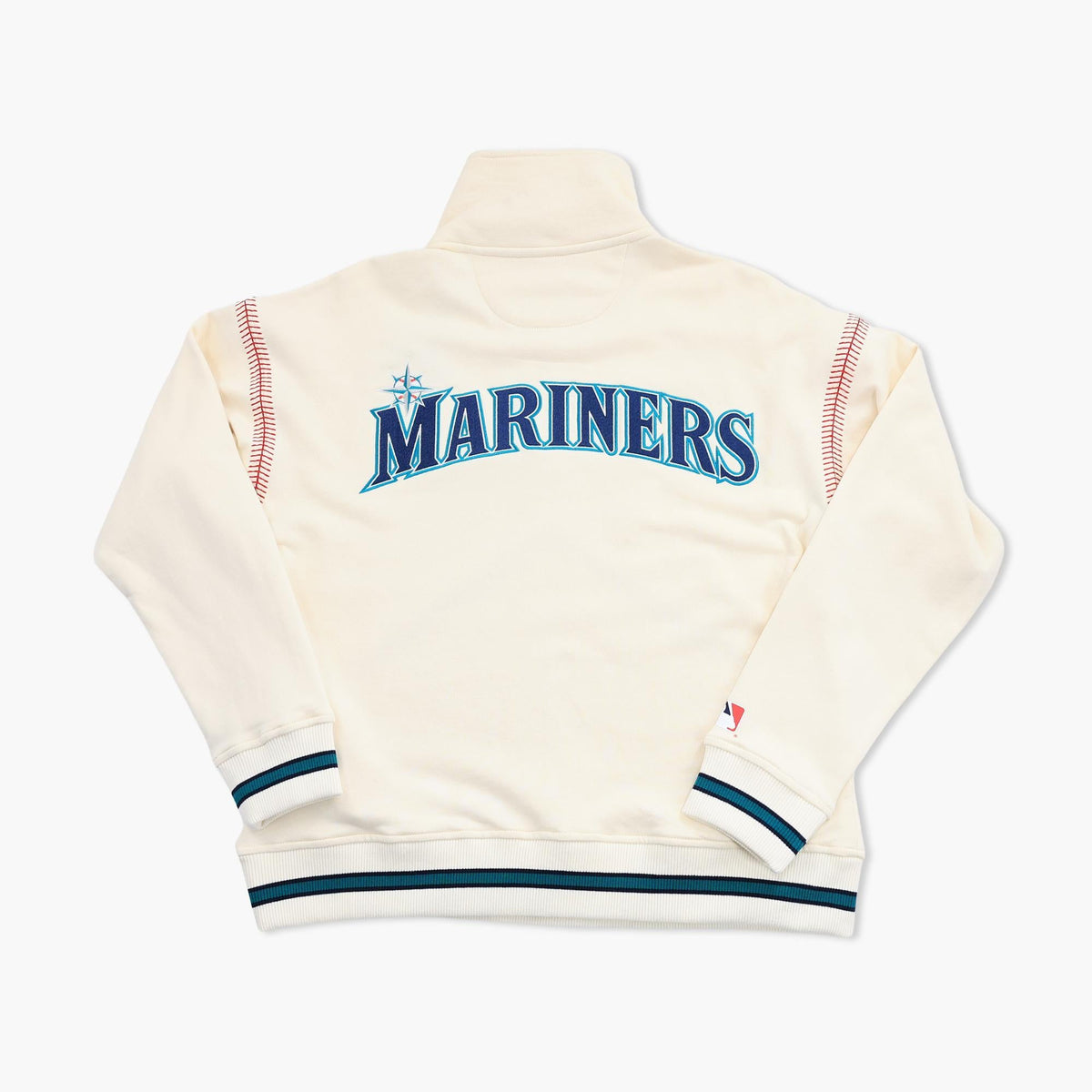 Seattle Mariners Terez Women's Sugar Swizzle Baseball Stitch 1/4-Zip