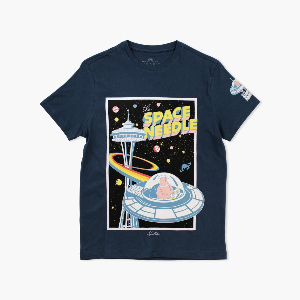 Chalo Seattle Spaced Out Navy T-Shirt