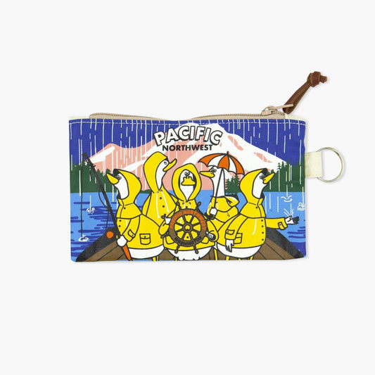 Chalo PNW Rain Ducks Mini Pouch - 2997