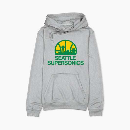 Seattle SuperSonics Grey Skyline Hoodie