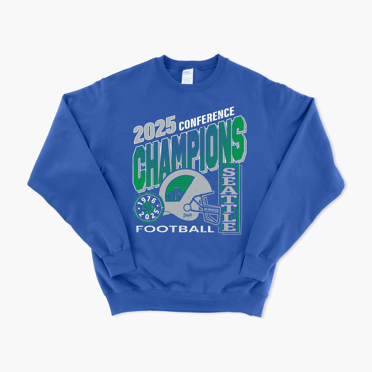 Emerald City Rise 2025 Conference Champions Royal Crewneck