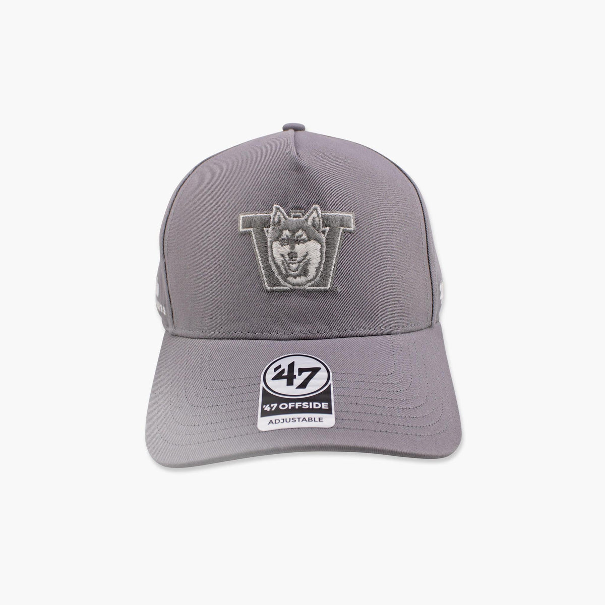 Washington Huskies Throwback Foundational Wolf Grey Hat