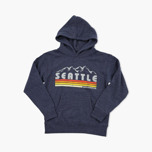 Bueller Heather Navy Seattle Youth Hoodie