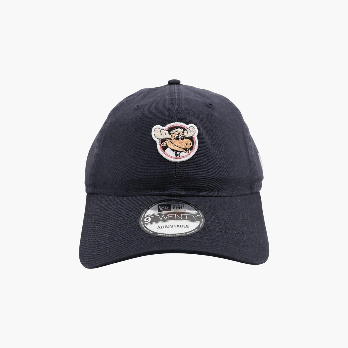 Seattle Mariners Navy Mariner Moose Mascot Badge Adjustable Hat