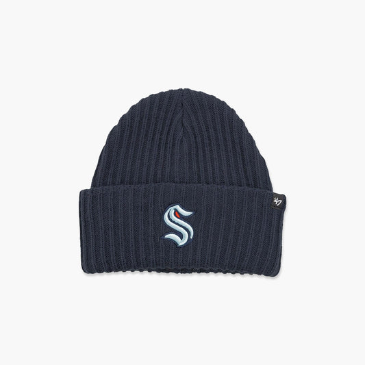 Seattle Kraken Navy Harbor Cuff Beanie