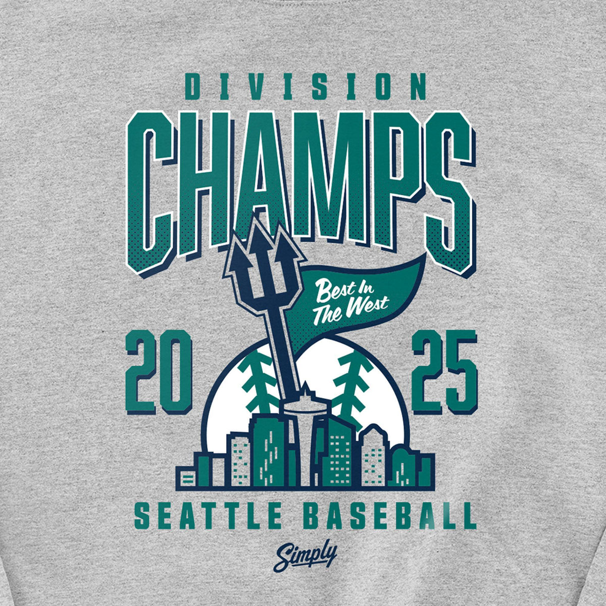 Northwest Royalty 2025 Division Champs Seattle Baseball Crewneck