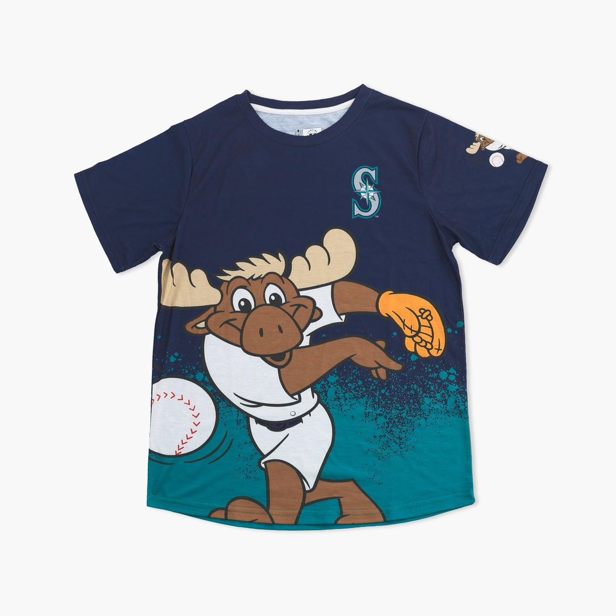 Seattle Mariners Mariner Moose Ace T-Shirt
