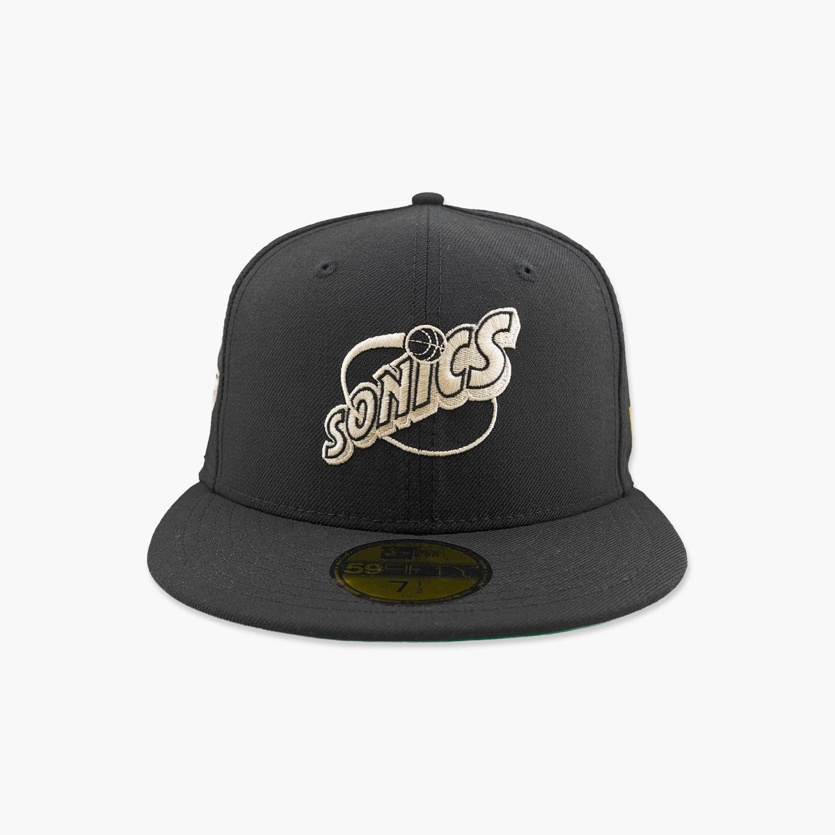 Seattle SuperSonics Black Wool Fitted Hat