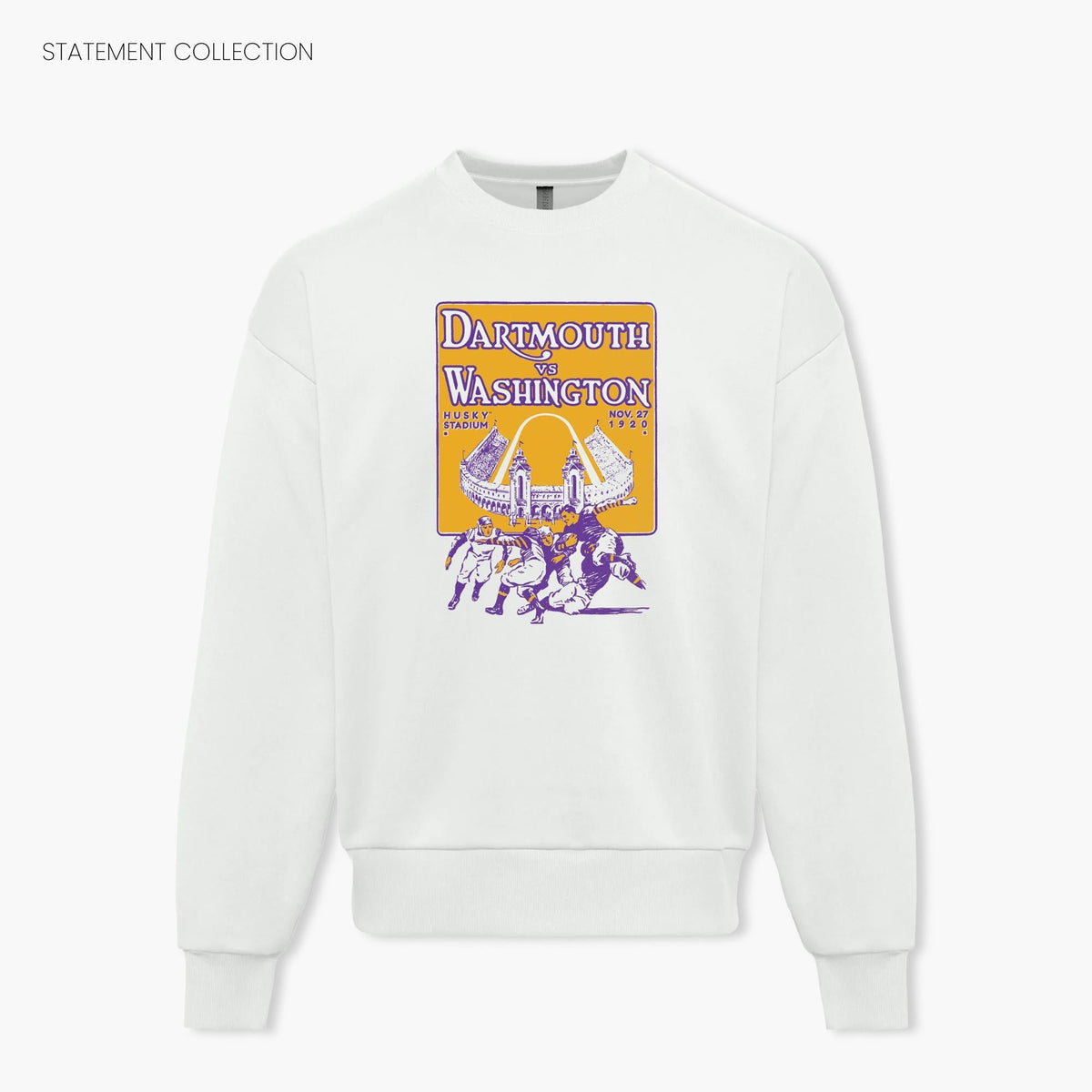 Washington Huskies Matchup Legacy Cream Crewneck