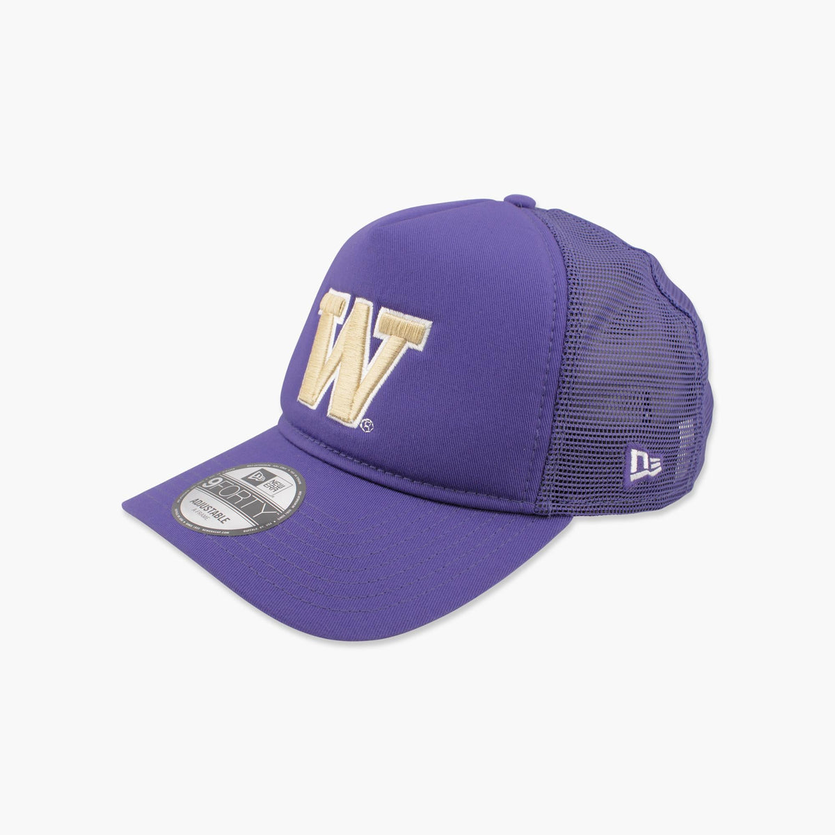 Washington Huskies Purple Primary Logo Foam Trucker Hat
