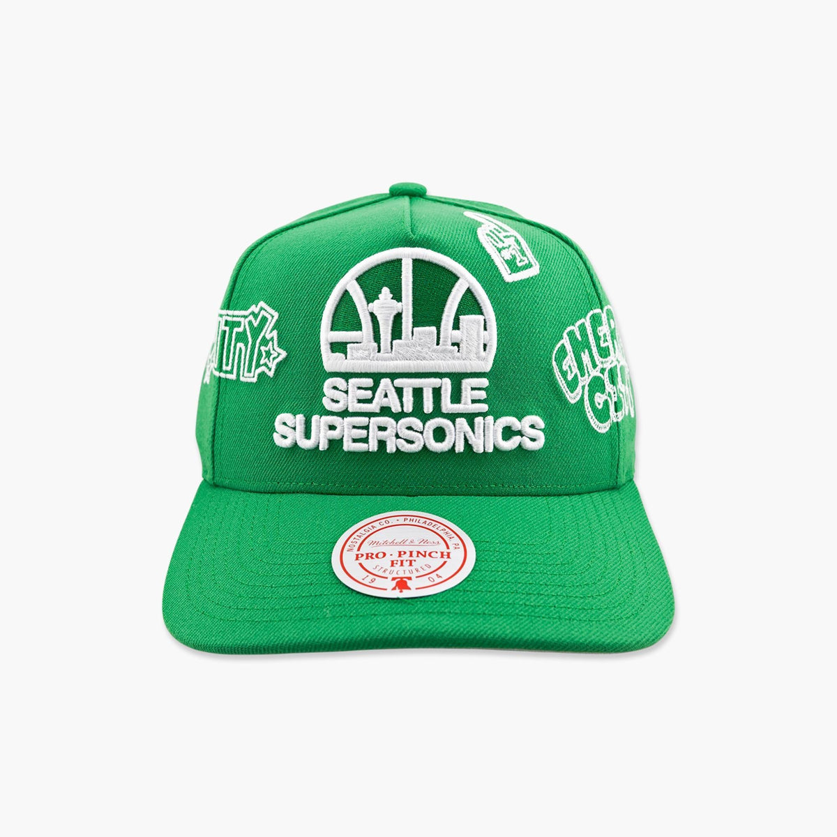 Seattle SuperSonics Downtown Doodle Pro Crown Snapback