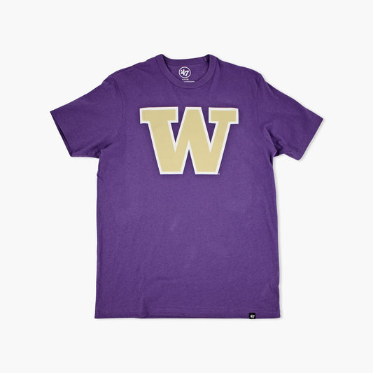 Washington Huskies Regent Purple Primary Logo T-Shirt