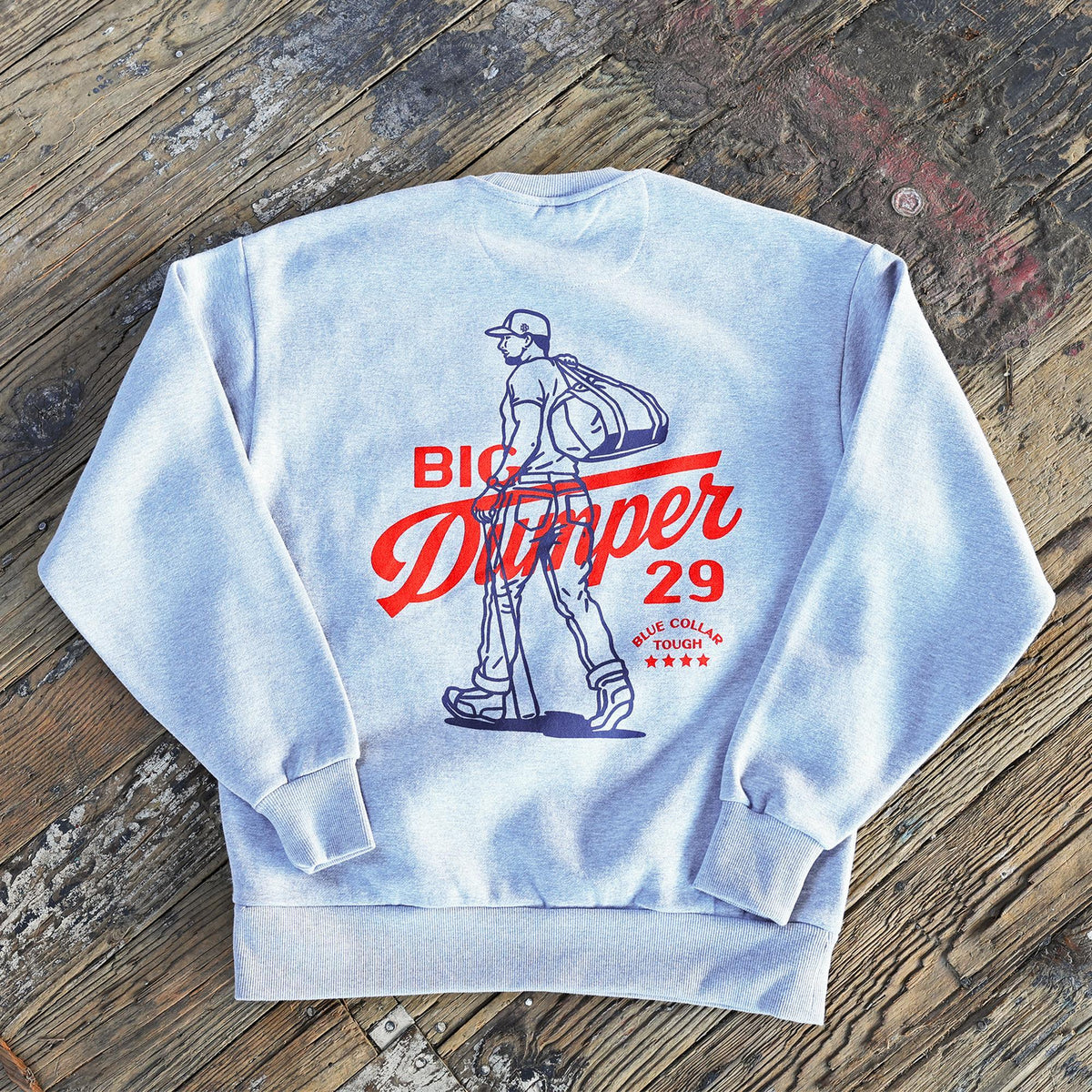 The Gameday Gray Crewneck, Big Dumper Collection