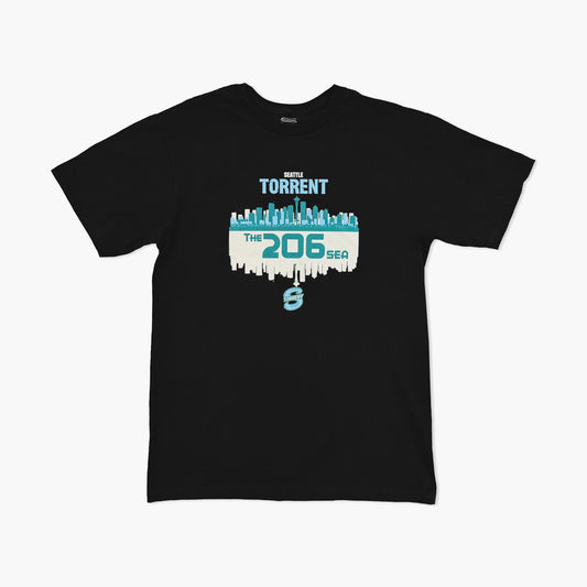 Seattle Torrent Hockey City Black T-Shirt