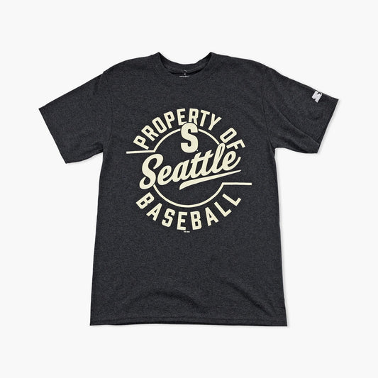 Seattle Mariners Steelheads Black Script Starter T-Shirt