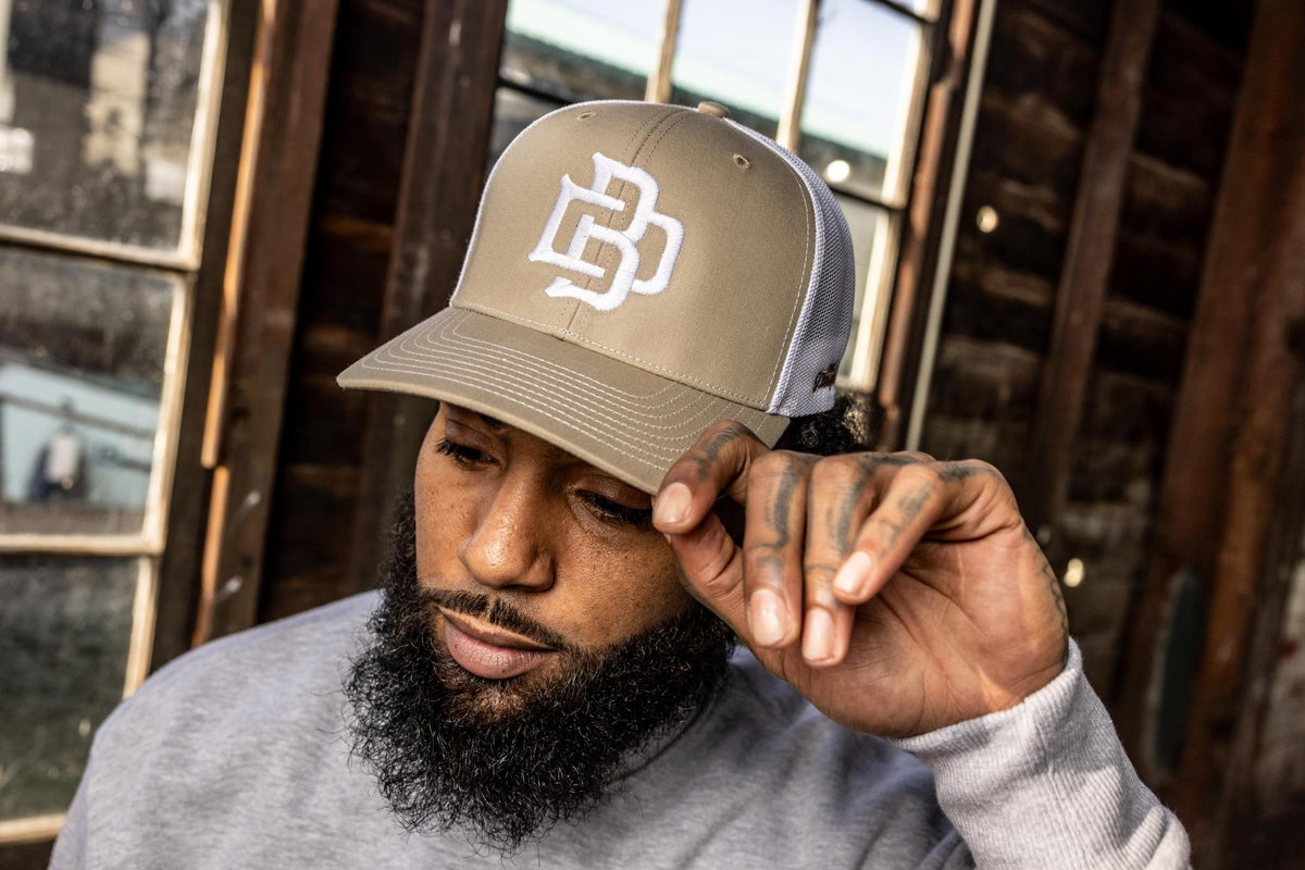 The BD Monogram Trucker Hat, Big Dumper Collection