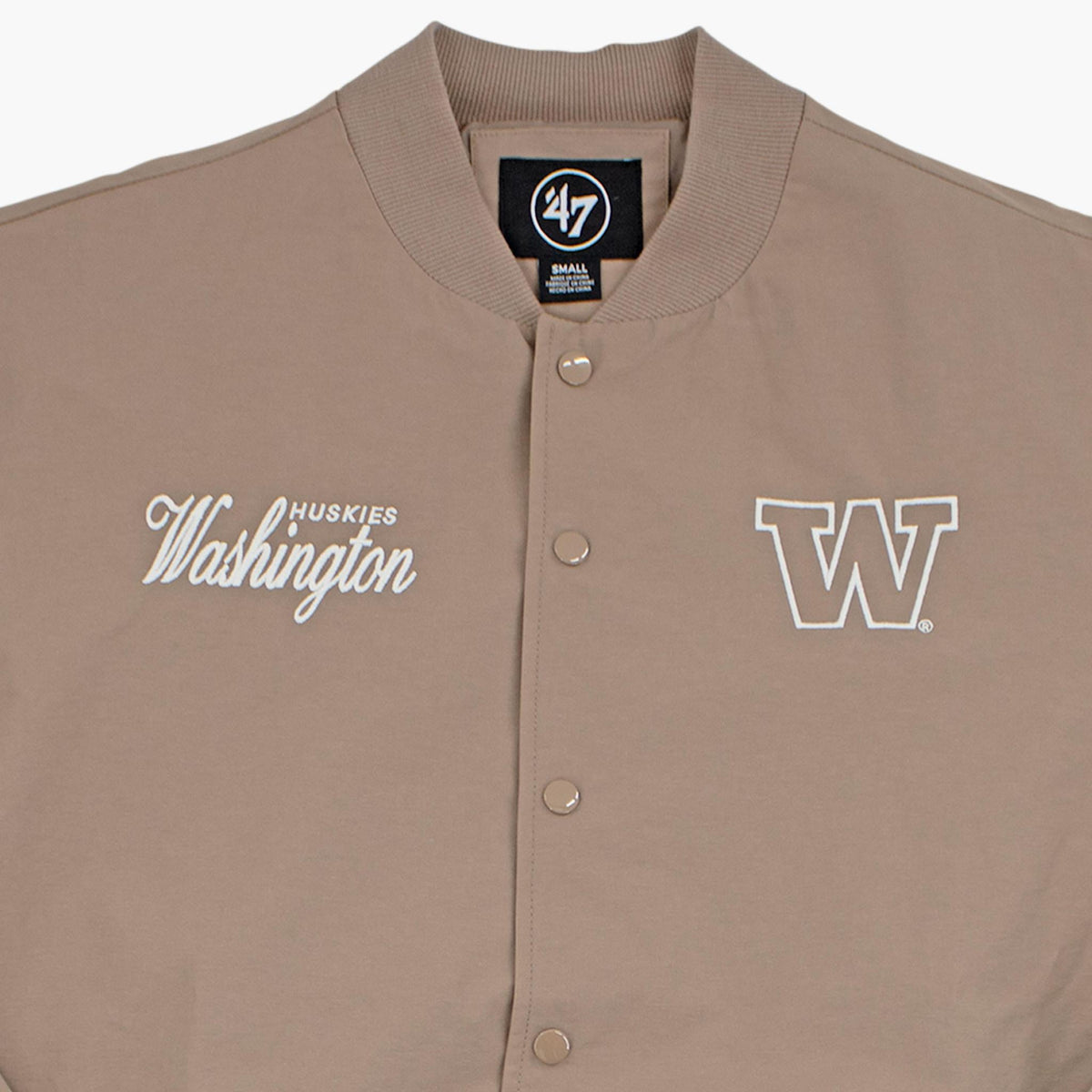 Washington Huskies Portabella Euro Step Twill Bomber Jacket