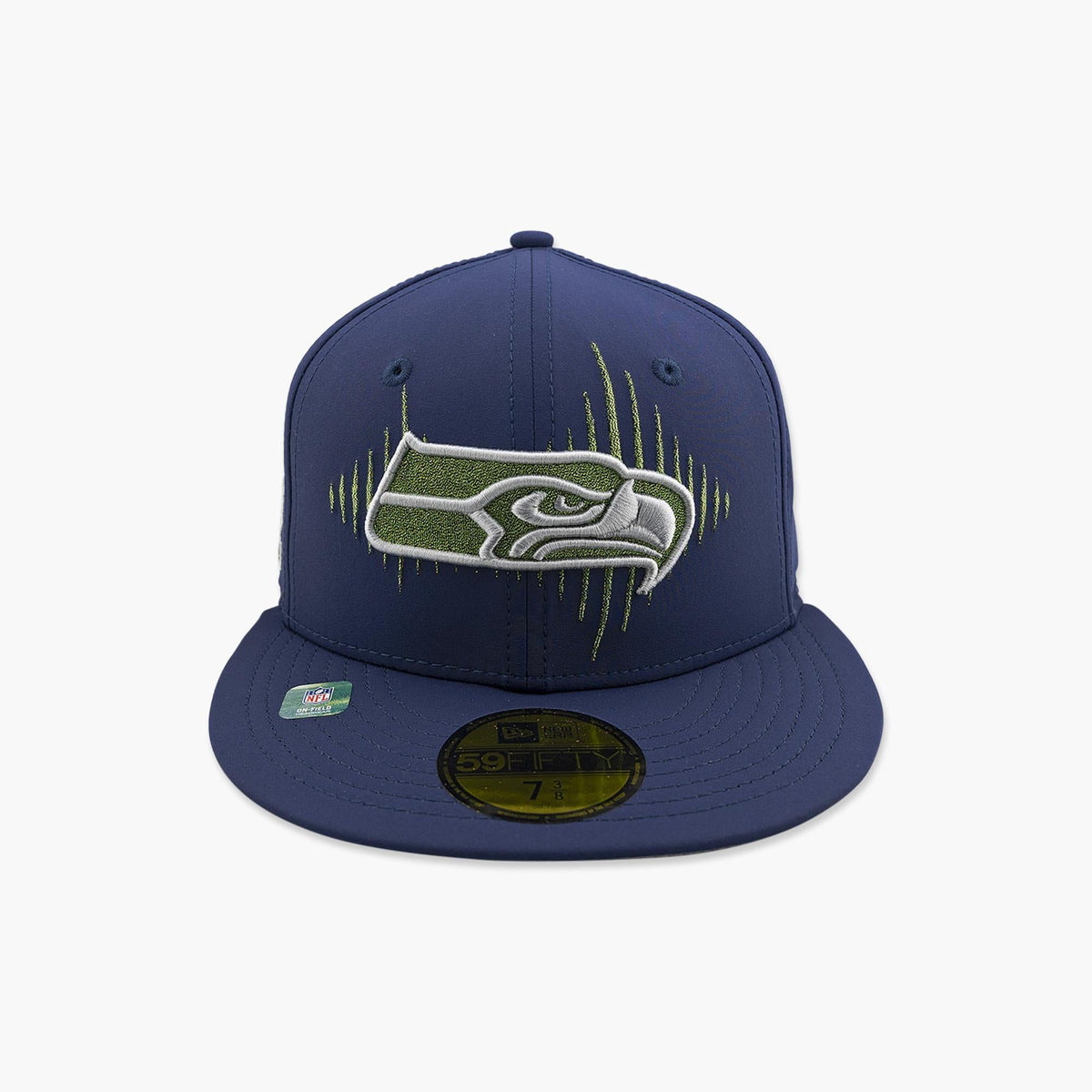 Seattle Seahawks Navy Rivalry Soundwave Fitted Hat