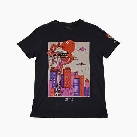 Chalo Space Needle Octopus T-Shirt