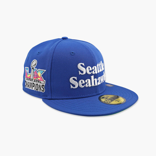 Seattle Seahawks Chuck Knox Super Bowl LX Champions 1980's Sideline Fitted Hat