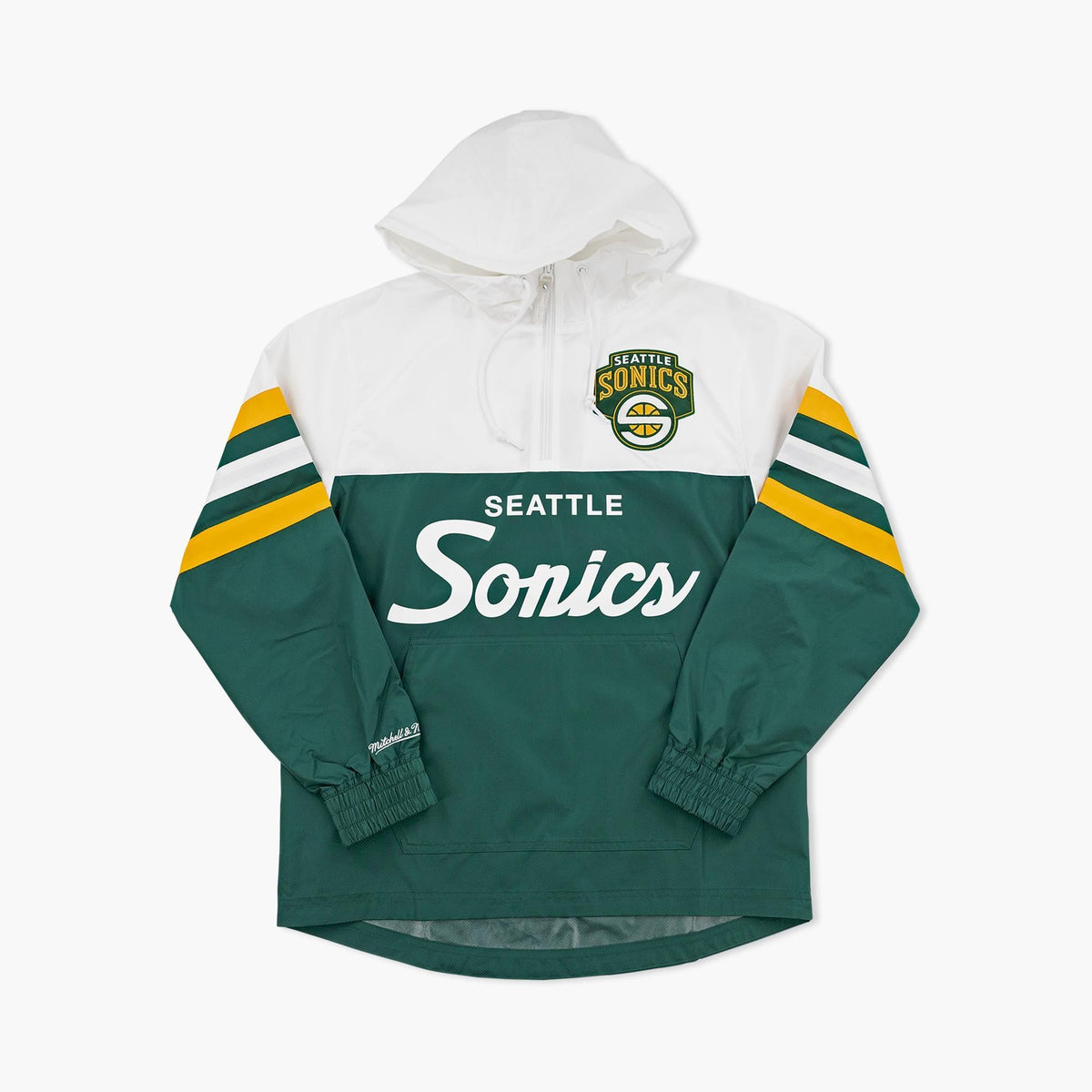 Seattle SuperSonics Head Coach Lightweight Anorak Windbreaker