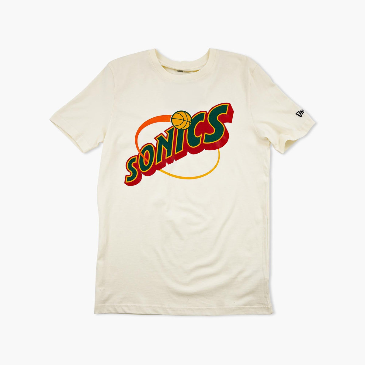 Seattle SuperSonics Cream 90's Script T-Shirt