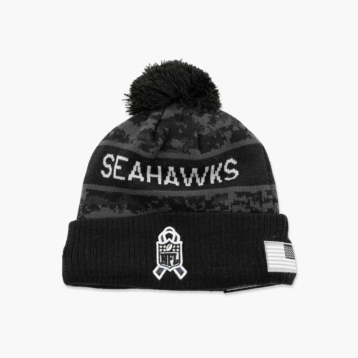 Seattle Seahawks Throwback 2026 Salute To Service Beanie