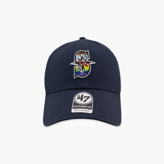 Seattle Mariners Pride Clean Up Adjustable Hat