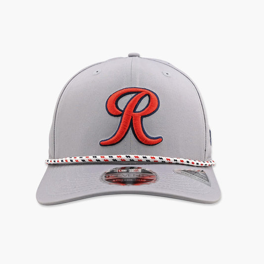 Rainiers Grey Performance Stretch Snapback