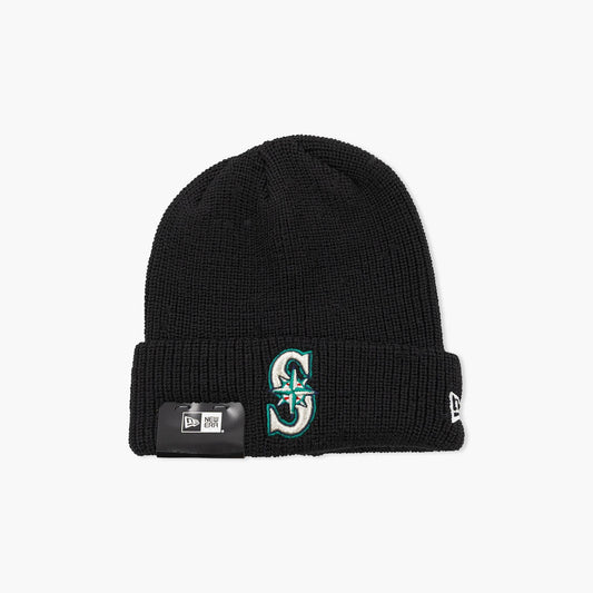 Seattle Mariners Black Knit Beanie