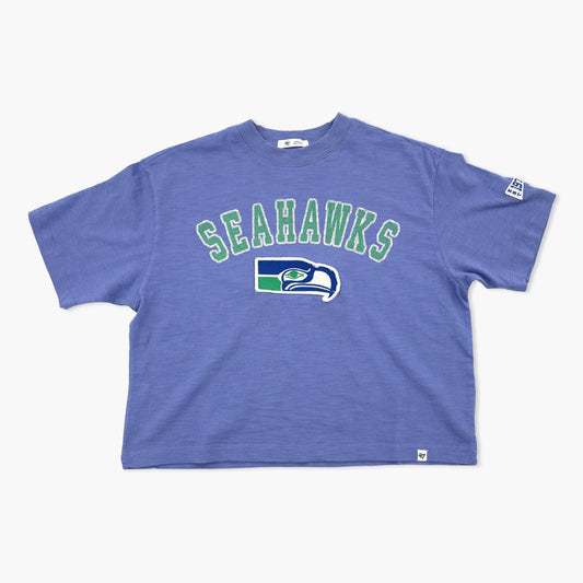 Seattle Seahawks Thrift Blue Throwback Elmore Women's T-Shirt
