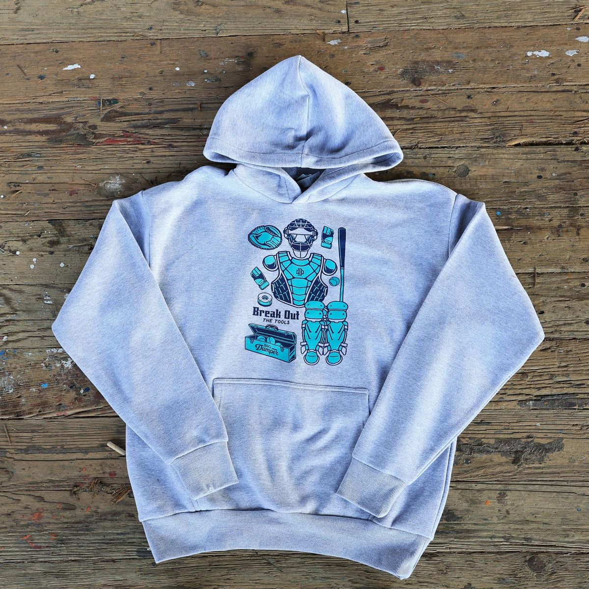 The Toolkit Gray Hoodie, Big Dumper Collection