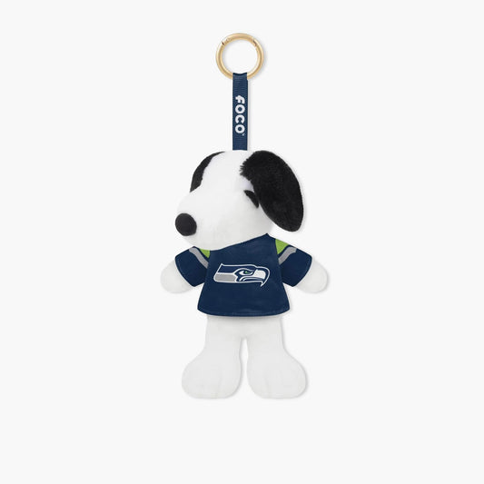 Seattle Seahawks Snoopy Peanuts 6" Plush Keychain