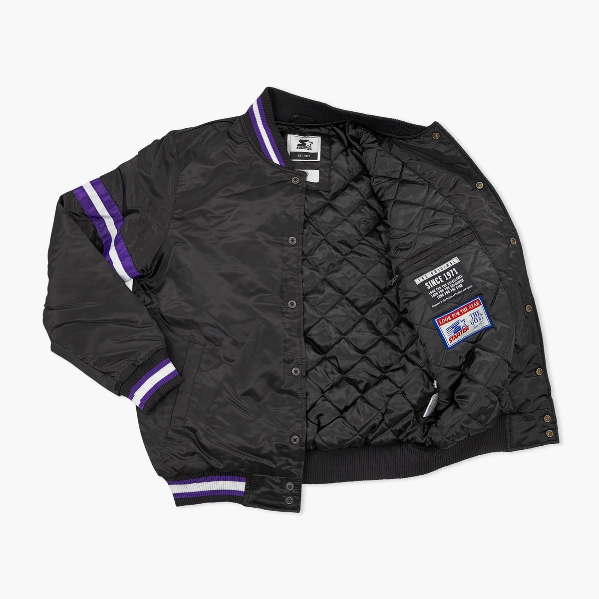 Washington Huskies Black Sailor Dawg Starter Lightweight Jacket