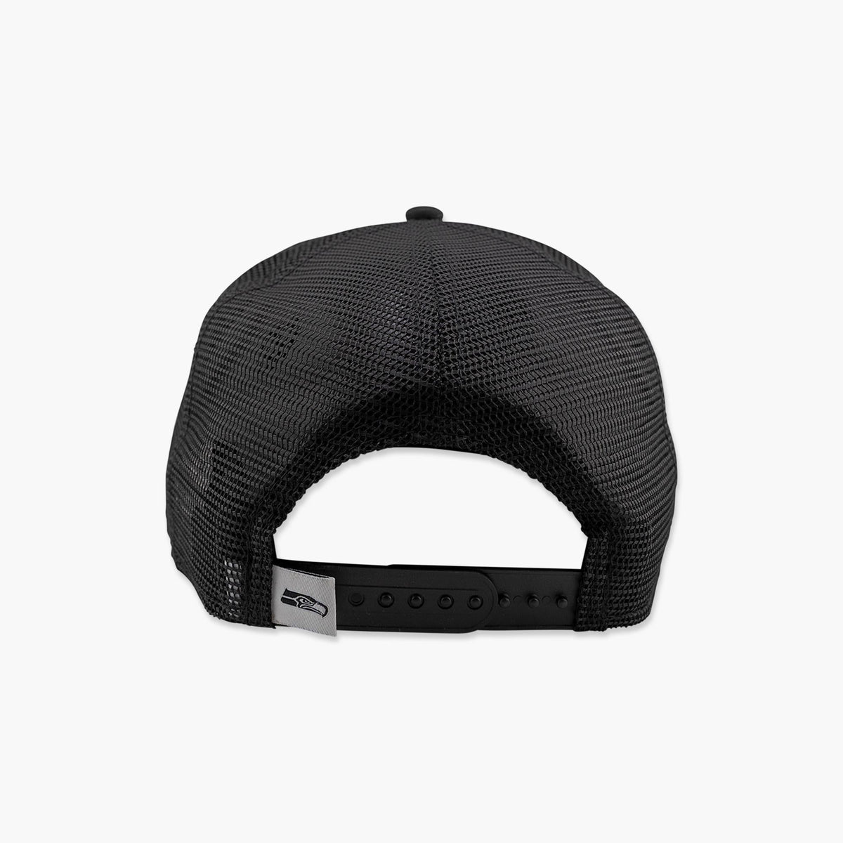 Seattle Seahawks Black Throwback Trucker Snapback