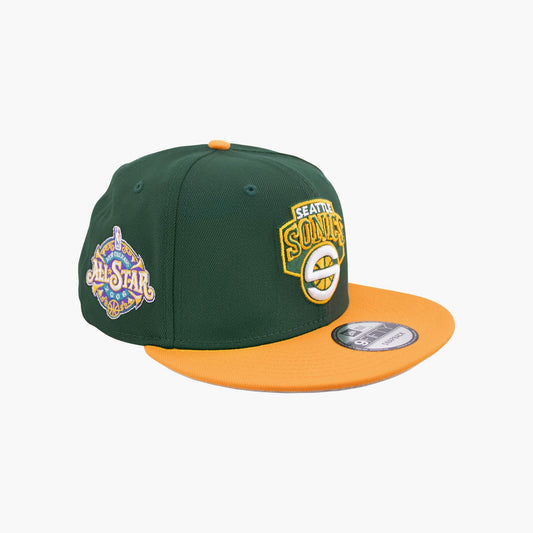 Seattle SuperSonics New Era 2008 All-Star Game Green Snapback