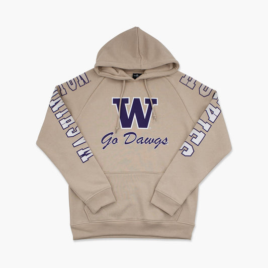 Washington Huskies Big Break Khaki Hoodie