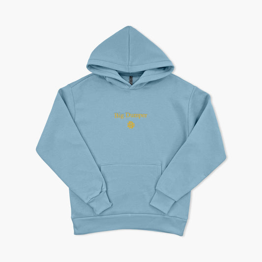 The Essential BD Powder Blue Hoodie, Big Dumper Drop 2
