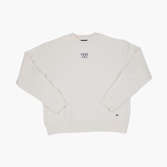 Washington Huskies Cream Heavyweight Premium Crewneck